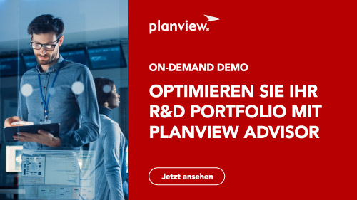 Optimieren Sie Ihr R&D Portfolio mit Planview Advisor